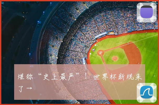 堪称“史上最严”!世界杯新规来了→
